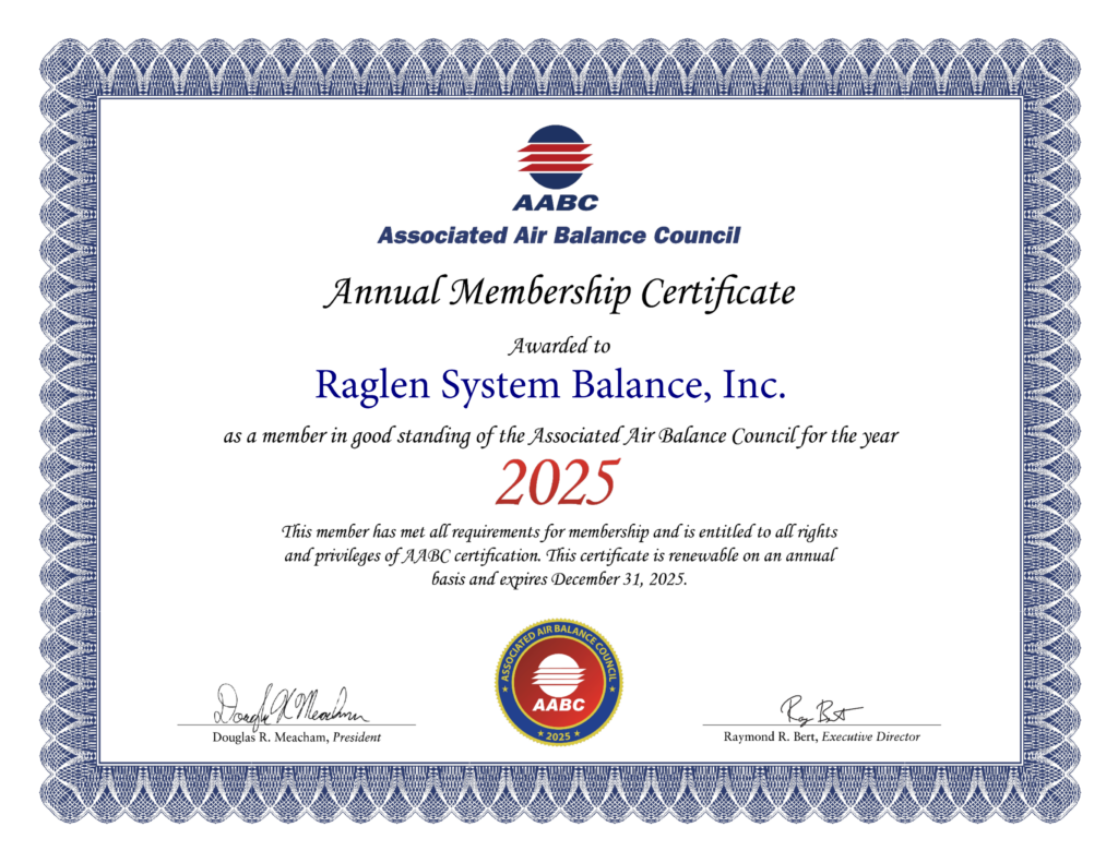 2025 AABC Annual Membership Certificate